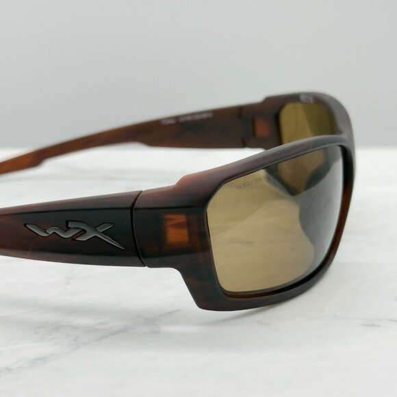 Wiley X Rebel WX Z87.2+ Polarized Sunglasses Matte Tortoise Brown Frame READ - Picture 14 of 16